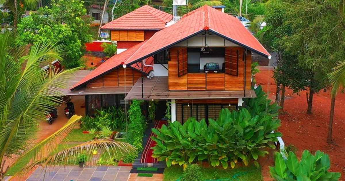 3bhk tropical house design